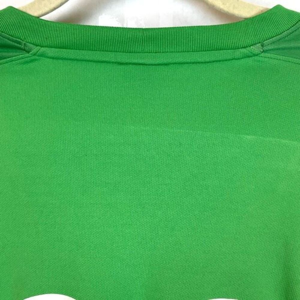 Nike Shirt Men's Medium Green Goalkeeper Soccer Jersey Dri Fit Striped Sports 30 - Picture 13 of 16